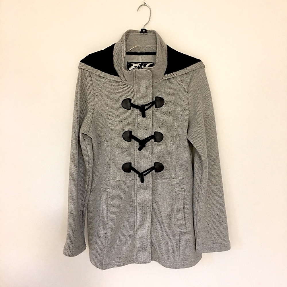 NWT Sebby Peacoat Light Grey Twill